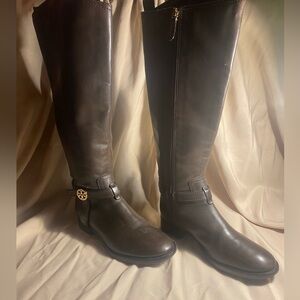 Brown Tory Burch boots